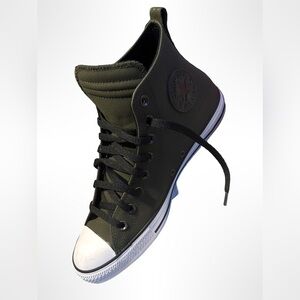 Converse Men's High-Top Sneakers - Olive Green